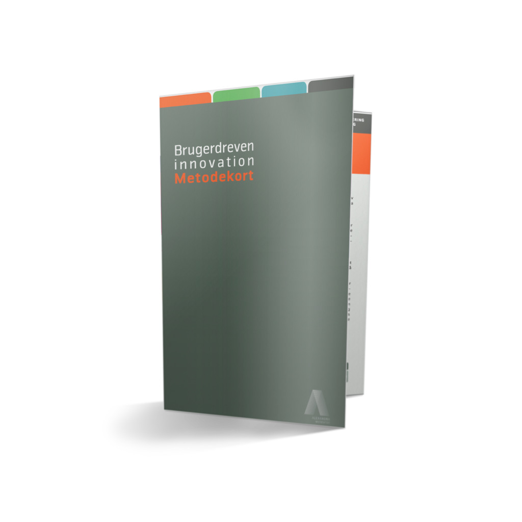 brochure metodekort til brugerinddragelse af alexandra instituttet